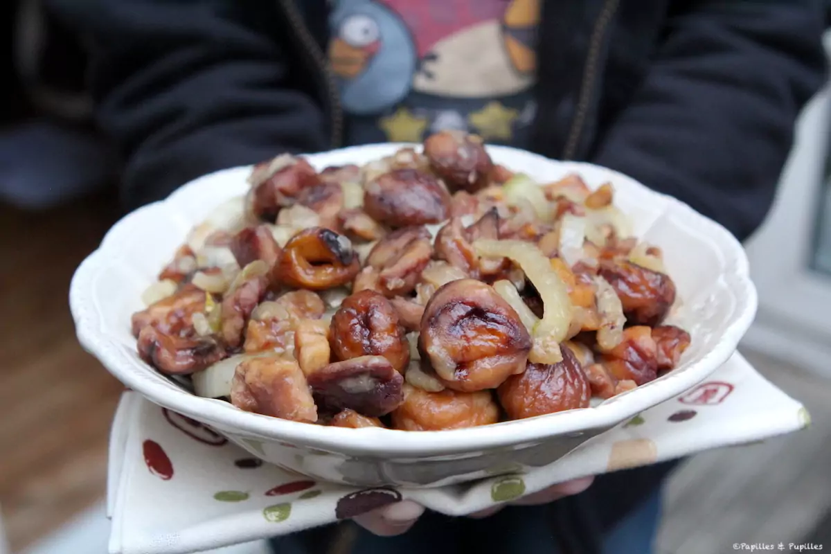 Comment cuisiner des marrons en boîte pour accompagner une viande ?